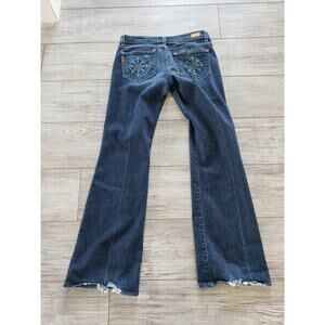 EUC Paige Premium Denim Boyfriend Jeans with Pockets Size 30 Floral Back Pocket